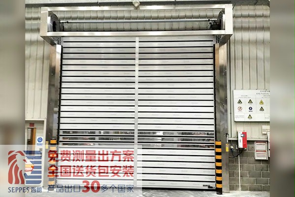 天津生产车间304不锈钢框架硬质快速门