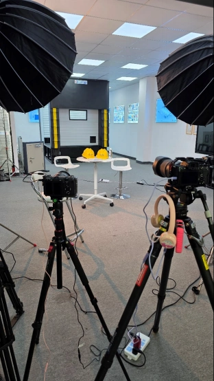 西朗门业采访现场