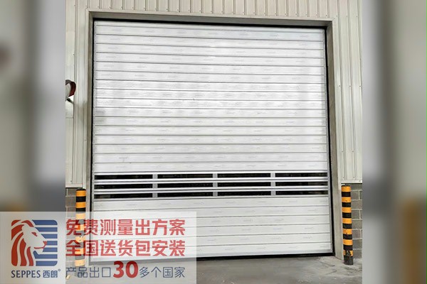 天津生产车间304不锈钢框架硬质快速门